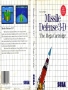 Sega  Master System  -  Missile Defense 3-D